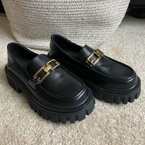 Lattelier Vegan Leather Chunky Loafers